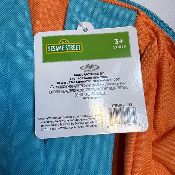 Sesame Street Kids Backpack – Elmo, Cookie Monster, Big Bird & Oscar – Preschool - Picture 4 of 6